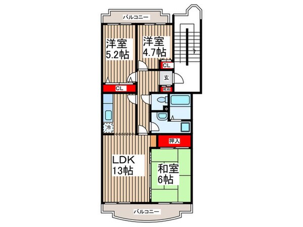 キャロットミノルの物件間取画像